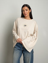 Maglia occhio - Crema