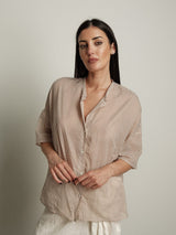 Camicia pois marroni - Burro