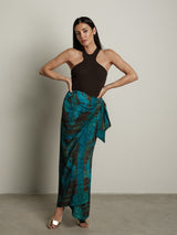 Gonna lunga Ocean - Azzurro