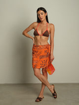 Costume + gonna + pochette - Arancio