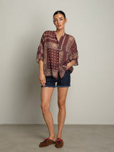 Camicia bandana - Moka