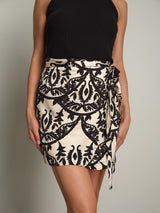 Gonna satinata Elegance PREORDINE 25/07 - Nero