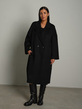 Cappotto doppio petto - Nero
