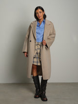 Cappotto doppio petto - Tortora