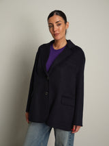 giacca cappotto over - Blu
