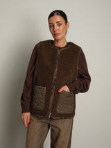 Gilet teddy - Moka