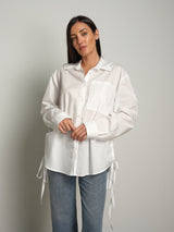 Camicia lacci laterali - Bianco ottico