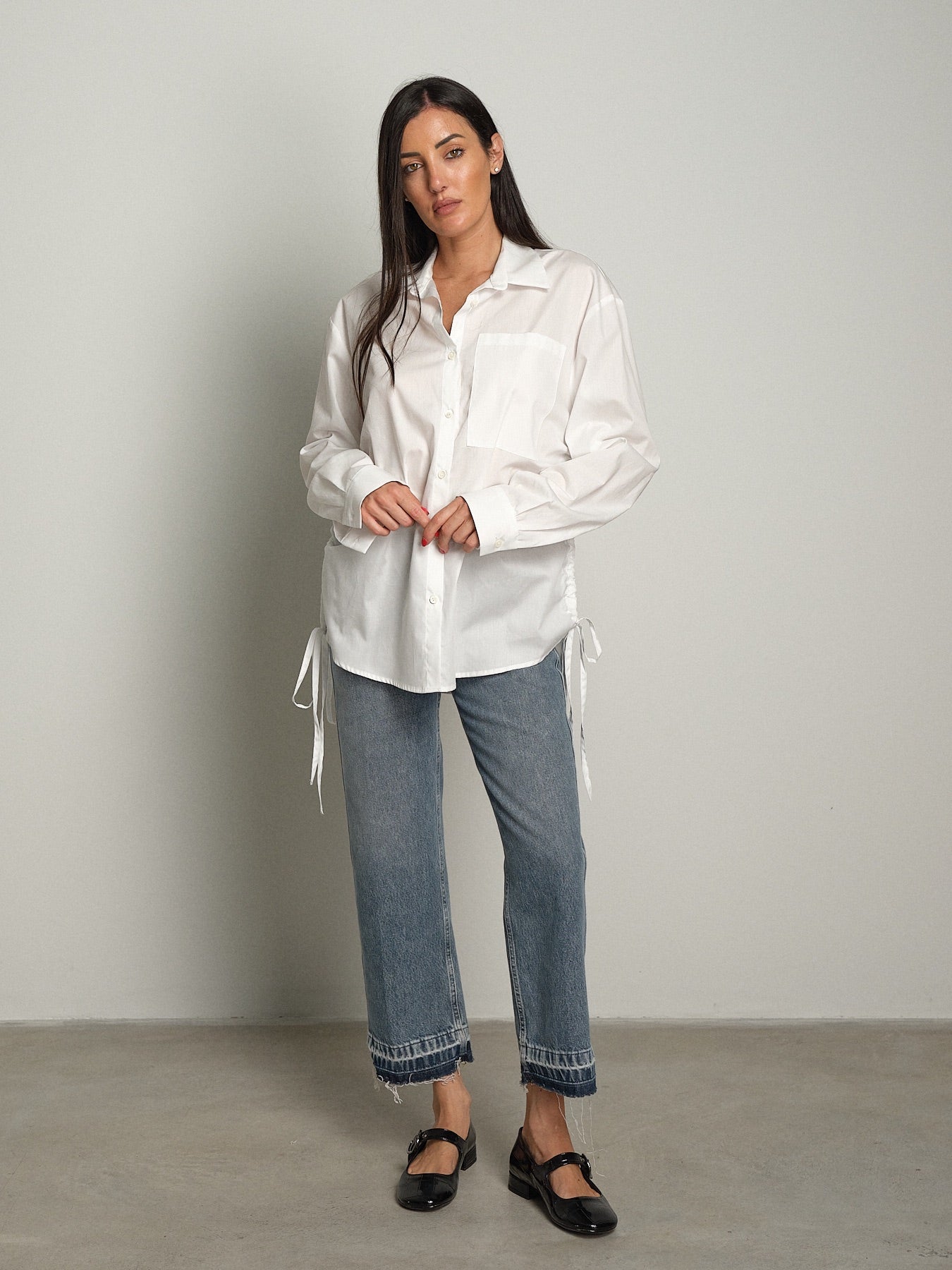 Camicia lacci laterali Bianco-ottico Vicolo TAC0191;Camicia lacci laterali Bianco-ottico Vicolo TAC0191 — foto 2;Camicia lacci laterali Bianco-ottico Vicolo TAC0191 — foto 3;Camicia lacci laterali Bianco-ottico Vicolo TAC0191 — foto 4;Camicia lacci laterali Bianco-ottico Vicolo TAC0191 — foto 5;Camicia lacci laterali Bianco-ottico Vicolo TAC0191 — foto 6;Camicia lacci laterali Bianco-ottico Vicolo TAC0191 — foto 7