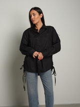 Camicia lacci laterali - Nero