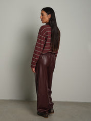 pantalone jogger ecopelle Bordeaux Vicolo TAC0307;pantalone jogger ecopelle Bordeaux Vicolo TAC0307 — foto 2;pantalone jogger ecopelle Bordeaux Vicolo TAC0307 — foto 3;pantalone jogger ecopelle Bordeaux Vicolo TAC0307 — foto 4;pantalone jogger ecopelle Bordeaux Vicolo TAC0307 — foto 5