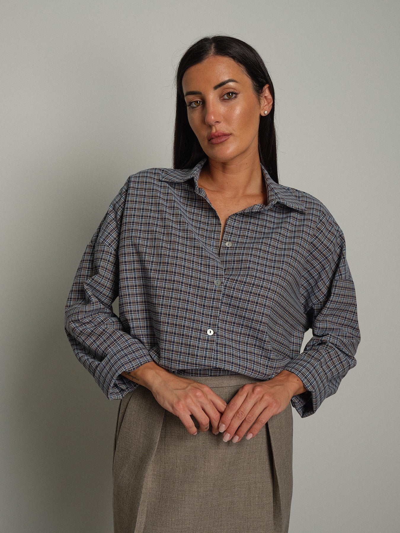 Camicia check fino Blu Vicolo TAC1204;Camicia check fino Blu Vicolo TAC1204 — foto 2;Camicia check fino Blu Vicolo TAC1204 — foto 3;Camicia check fino Blu Vicolo TAC1204 — foto 4;Camicia check fino Blu Vicolo TAC1204 — foto 5