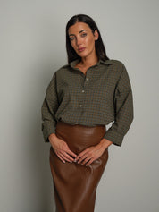 Camicia check fino Verde-oliva Vicolo TAC1204;Camicia check fino Verde-oliva Vicolo TAC1204 — foto 2;Camicia check fino Verde-oliva Vicolo TAC1204 — foto 3;Camicia check fino Verde-oliva Vicolo TAC1204 — foto 4;Camicia check fino Verde-oliva Vicolo TAC1204 — foto 5