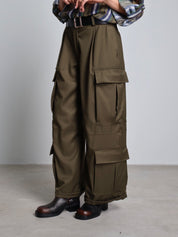 Pantalone cargo viscosa Verde-militare Vicolo TAC1218;Pantalone cargo viscosa Verde-militare Vicolo TAC1218 — foto 2;Pantalone cargo viscosa Verde-militare Vicolo TAC1218 — foto 3;Pantalone cargo viscosa Verde-militare Vicolo TAC1218 — foto 4