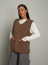 Gilet teddy - moro