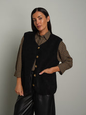 Gilet teddy Nero Vicolo TAC1287;Gilet teddy Nero Vicolo TAC1287 — foto 2;Gilet teddy Nero Vicolo TAC1287 — foto 3;Gilet teddy Nero Vicolo TAC1287 — foto 4;Gilet teddy Nero Vicolo TAC1287 — foto 5;Gilet teddy Nero Vicolo TAC1287 — foto 6