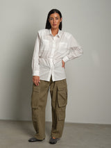 Camicia cut out - Bianco ottico