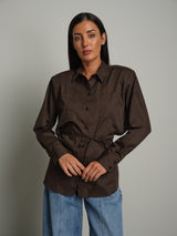 Camicia cut out - moro