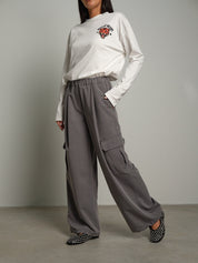 Pantalone cargo orli elastico Grigio-perla Vicolo TAC1352;Pantalone cargo orli elastico Grigio-perla Vicolo TAC1352 — foto 2;Pantalone cargo orli elastico Grigio-perla Vicolo TAC1352 — foto 3;Pantalone cargo orli elastico Grigio-perla Vicolo TAC1352 — foto 4