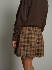 Shorts check sfrangiato Moro Vicolo TAC1364;Shorts check sfrangiato Moro Vicolo TAC1364 — foto 2;Shorts check sfrangiato Moro Vicolo TAC1364 — foto 3;Shorts check sfrangiato Moro Vicolo TAC1364 — foto 4