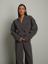 Giacca bomber gioia - Grigio