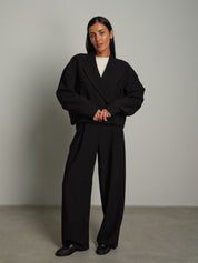 Pantalone palazzo gioia Nero Vicolo TAC1383;Pantalone palazzo gioia Nero Vicolo TAC1383 — foto 2;Pantalone palazzo gioia Nero Vicolo TAC1383 — foto 3;Pantalone palazzo gioia Nero Vicolo TAC1383 — foto 4