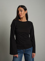 Maglia laccio retro - Nero