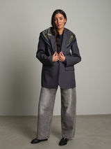 Giacca over foulard - Antracite