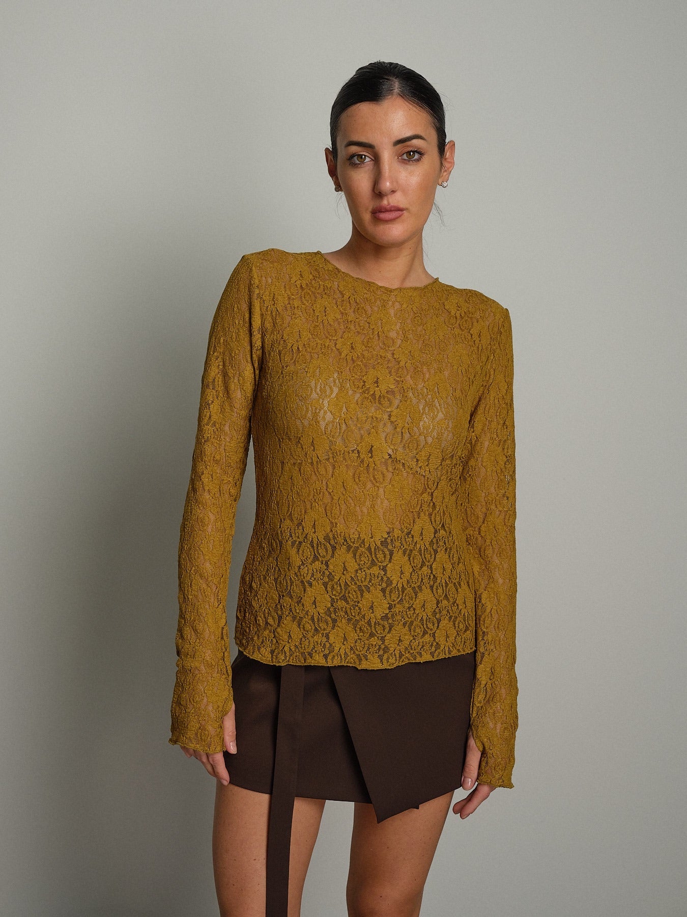 Maglia girocollo pizzo Ocra Vicolo TAC1750;Maglia girocollo pizzo Ocra Vicolo TAC1750 — foto 2;Maglia girocollo pizzo Ocra Vicolo TAC1750 — foto 3;Maglia girocollo pizzo Ocra Vicolo TAC1750 — foto 4;Maglia girocollo pizzo Ocra Vicolo TAC1750 — foto 5;Maglia girocollo pizzo Ocra Vicolo TAC1750 — foto 6
