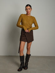 Maglia girocollo pizzo Ocra Vicolo TAC1750;Maglia girocollo pizzo Ocra Vicolo TAC1750 — foto 2;Maglia girocollo pizzo Ocra Vicolo TAC1750 — foto 3;Maglia girocollo pizzo Ocra Vicolo TAC1750 — foto 4;Maglia girocollo pizzo Ocra Vicolo TAC1750 — foto 5;Maglia girocollo pizzo Ocra Vicolo TAC1750 — foto 6