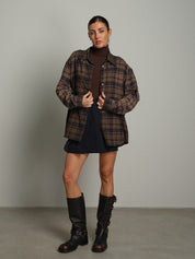 Camicia slavata check Fango Vicolo TAC1759;Camicia slavata check Fango Vicolo TAC1759 — foto 2;Camicia slavata check Fango Vicolo TAC1759 — foto 3;Camicia slavata check Fango Vicolo TAC1759 — foto 4;Camicia slavata check Fango Vicolo TAC1759 — foto 5