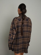 Camicia slavata check Fango Vicolo TAC1759;Camicia slavata check Fango Vicolo TAC1759 — foto 2;Camicia slavata check Fango Vicolo TAC1759 — foto 3;Camicia slavata check Fango Vicolo TAC1759 — foto 4;Camicia slavata check Fango Vicolo TAC1759 — foto 5