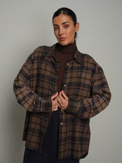 Camicia slavata check Fango Vicolo TAC1759;Camicia slavata check Fango Vicolo TAC1759 — foto 2;Camicia slavata check Fango Vicolo TAC1759 — foto 3;Camicia slavata check Fango Vicolo TAC1759 — foto 4;Camicia slavata check Fango Vicolo TAC1759 — foto 5