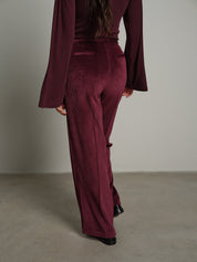 Pantalone eli velluto Bordeaux Vicolo TAC1879;Pantalone eli velluto Bordeaux Vicolo TAC1879 — foto 2;Pantalone eli velluto Bordeaux Vicolo TAC1879 — foto 3;Pantalone eli velluto Bordeaux Vicolo TAC1879 — foto 4