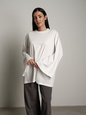 T-shirt over manica campana Bianco-ottico Vicolo UAC0058;T-shirt over manica campana Bianco-ottico Vicolo UAC0058 — foto 2;T-shirt over manica campana Bianco-ottico Vicolo UAC0058 — foto 3;T-shirt over manica campana Bianco-ottico Vicolo UAC0058 — foto 4;T-shirt over manica campana Bianco-ottico Vicolo UAC0058 — foto 5;T-shirt over manica campana Bianco-ottico Vicolo UAC0058 — foto 6