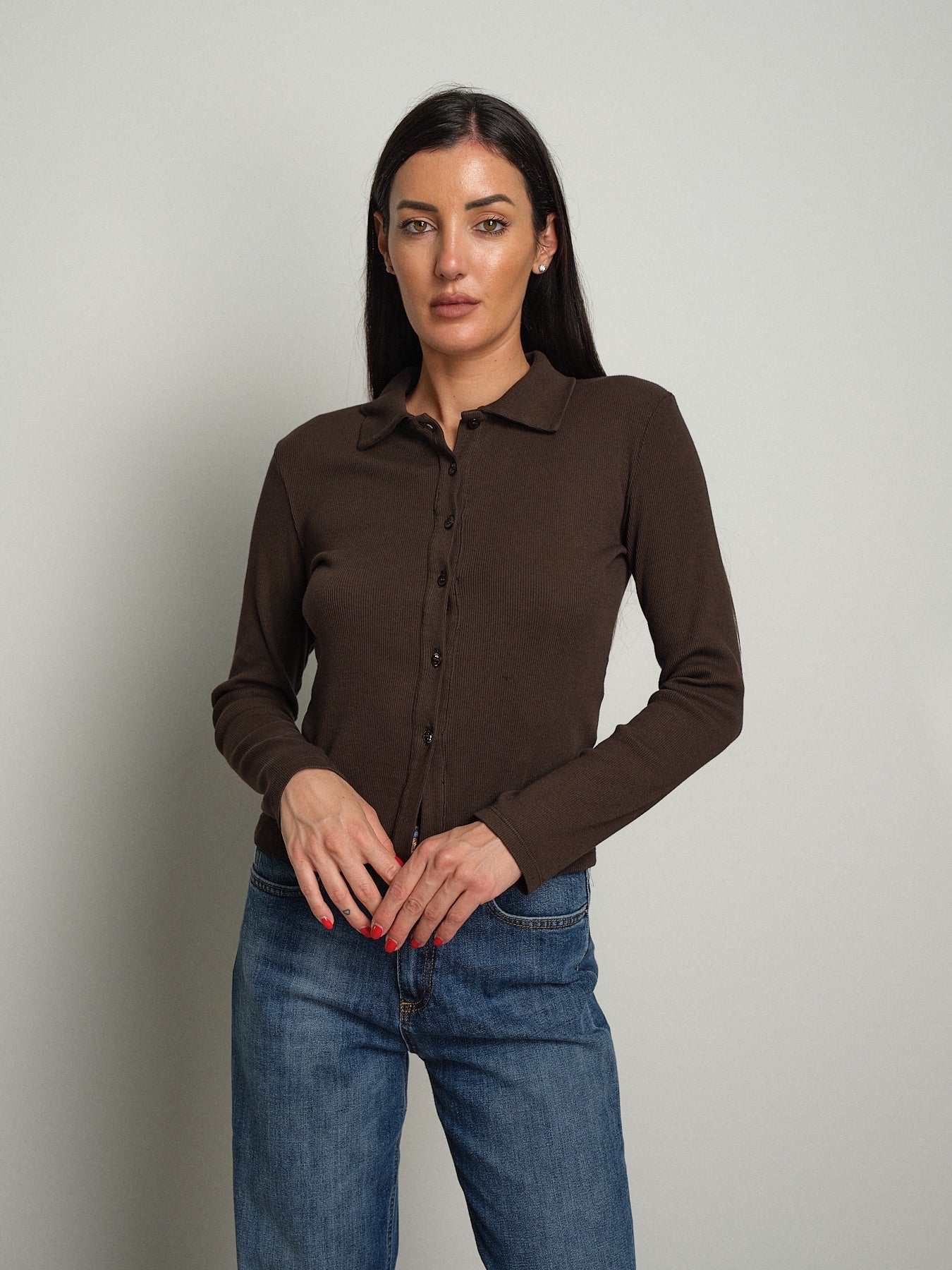 Cardigan costina bottoni colletto Moka Vicolo UAC0082;Cardigan costina bottoni colletto Moka Vicolo UAC0082 — foto 2;Cardigan costina bottoni colletto Moka Vicolo UAC0082 — foto 3;Cardigan costina bottoni colletto Moka Vicolo UAC0082 — foto 4;Cardigan costina bottoni colletto Moka Vicolo UAC0082 — foto 5;Cardigan costina bottoni colletto Moka Vicolo UAC0082 — foto 6