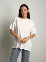 T-shirt over basica - Bianco ottico