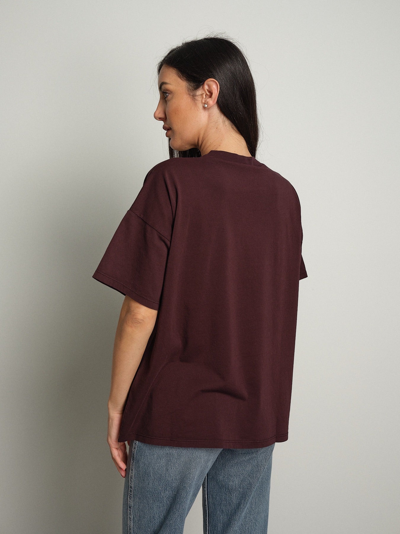 T-shirt over basica Bordeaux Vicolo UAC0084;T-shirt over basica Bordeaux Vicolo UAC0084 — foto 2;T-shirt over basica Bordeaux Vicolo UAC0084 — foto 3
