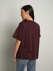 T-shirt over basica Bordeaux Vicolo UAC0084;T-shirt over basica Bordeaux Vicolo UAC0084 — foto 2;T-shirt over basica Bordeaux Vicolo UAC0084 — foto 3
