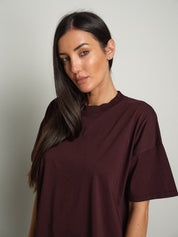 T-shirt over basica Bordeaux Vicolo UAC0084;T-shirt over basica Bordeaux Vicolo UAC0084 — foto 2;T-shirt over basica Bordeaux Vicolo UAC0084 — foto 3