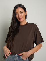 T-shirt over basica - Moka