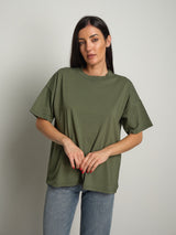 T-shirt over basica - Verde militare
