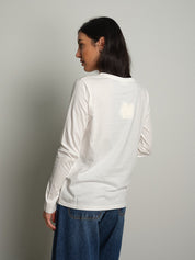 Maglia manica lunga slim basica Bianco-ottico Vicolo UAC0098;Maglia manica lunga slim basica Bianco-ottico Vicolo UAC0098 — foto 2;Maglia manica lunga slim basica Bianco-ottico Vicolo UAC0098 — foto 3