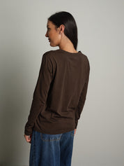 Maglia manica lunga slim basica Moka Vicolo UAC0098;Maglia manica lunga slim basica Moka Vicolo UAC0098 — foto 2;Maglia manica lunga slim basica Moka Vicolo UAC0098 — foto 3