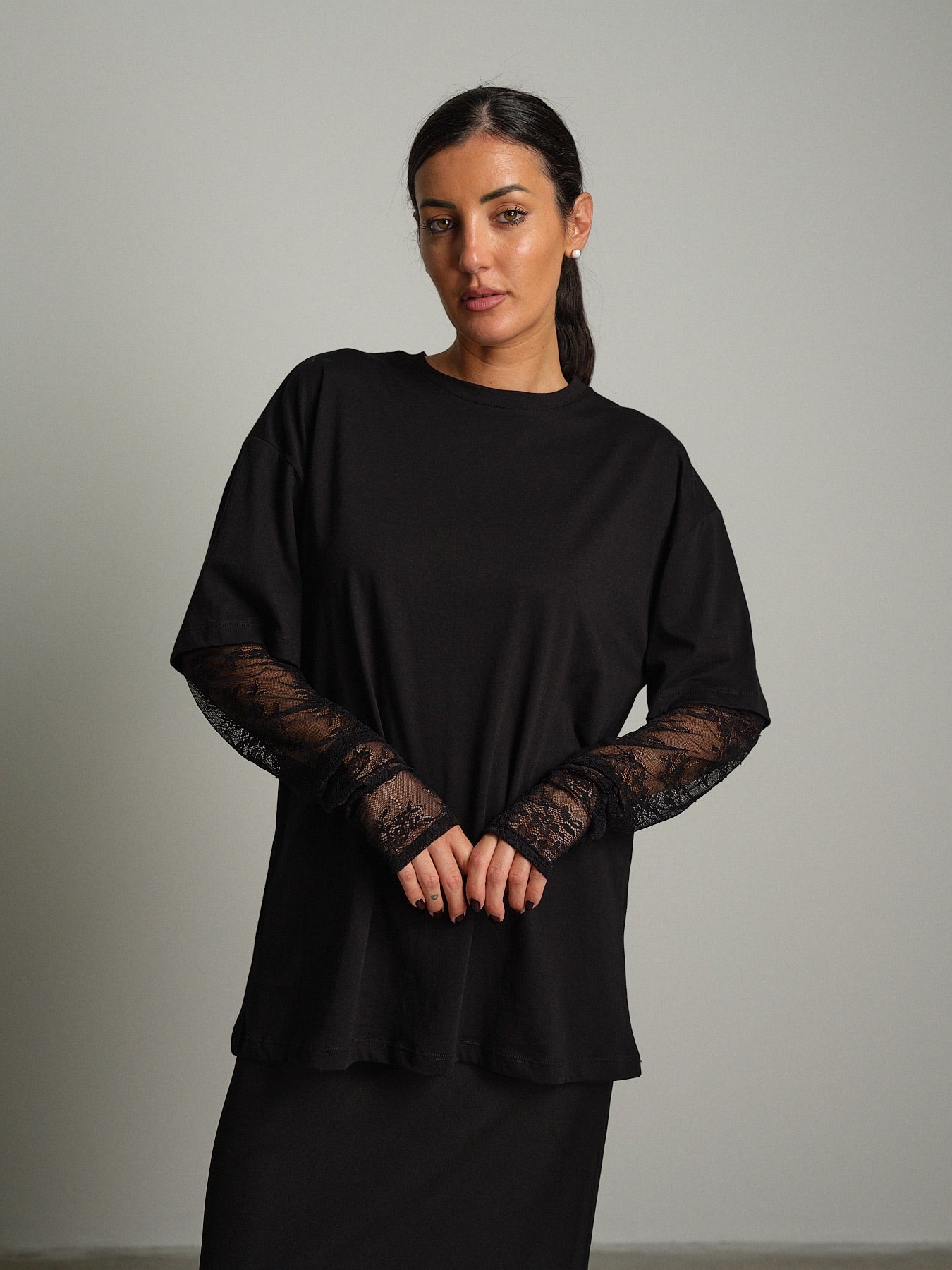 T-shirt manica pizzo Nero Vicolo UAC0131;T-shirt manica pizzo Nero Vicolo UAC0131 — foto 2;T-shirt manica pizzo Nero Vicolo UAC0131 — foto 3;T-shirt manica pizzo Nero Vicolo UAC0131 — foto 4;T-shirt manica pizzo Nero Vicolo UAC0131 — foto 5;T-shirt manica pizzo Nero Vicolo UAC0131 — foto 6