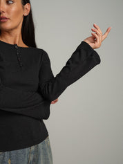 Maglia serafino manica ampia Antracite Vicolo UAC0136;Maglia serafino manica ampia Antracite Vicolo UAC0136 — foto 2;Maglia serafino manica ampia Antracite Vicolo UAC0136 — foto 3;Maglia serafino manica ampia Antracite Vicolo UAC0136 — foto 4