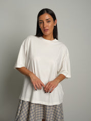 T-shirt ampia Bianco-ottico Vicolo UAC0170;T-shirt ampia Bianco-ottico Vicolo UAC0170 — foto 2;T-shirt ampia Bianco-ottico Vicolo UAC0170 — foto 3