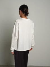 Maglia manica polsino Bianco-ottico Vicolo UAC0179;Maglia manica polsino Bianco-ottico Vicolo UAC0179 — foto 2