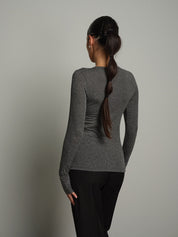 Maglia manica lunga lamé Grigio Vicolo UAC0199;Maglia manica lunga lamé Grigio Vicolo UAC0199 — foto 2;Maglia manica lunga lamé Grigio Vicolo UAC0199 — foto 3;Maglia manica lunga lamé Grigio Vicolo UAC0199 — foto 4