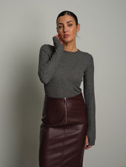 Maglia costina manica lunga lamé Antracite Vicolo UAC0219;Maglia costina manica lunga lamé Antracite Vicolo UAC0219 — foto 2;Maglia costina manica lunga lamé Antracite Vicolo UAC0219 — foto 3;Maglia costina manica lunga lamé Antracite Vicolo UAC0219 — foto 4;Maglia costina manica lunga lamé Antracite Vicolo UAC0219 — foto 5