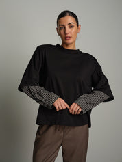 T-shirt manica camicia over Nero Vicolo UAC0222;T-shirt manica camicia over Nero Vicolo UAC0222 — foto 2;T-shirt manica camicia over Nero Vicolo UAC0222 — foto 3;T-shirt manica camicia over Nero Vicolo UAC0222 — foto 4;T-shirt manica camicia over Nero Vicolo UAC0222 — foto 5